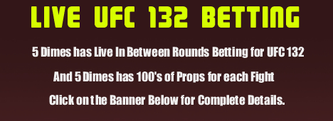 Live UFC 132 Betting